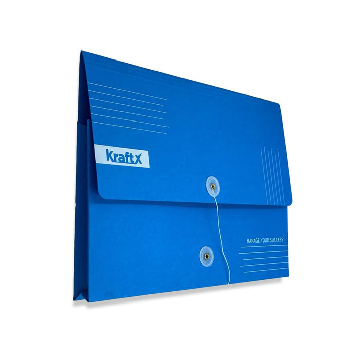 KraftX Document Bag – Paper, String Closure – A4 (KB118), Pack of 5 - Filex Systems Pvt Ltd