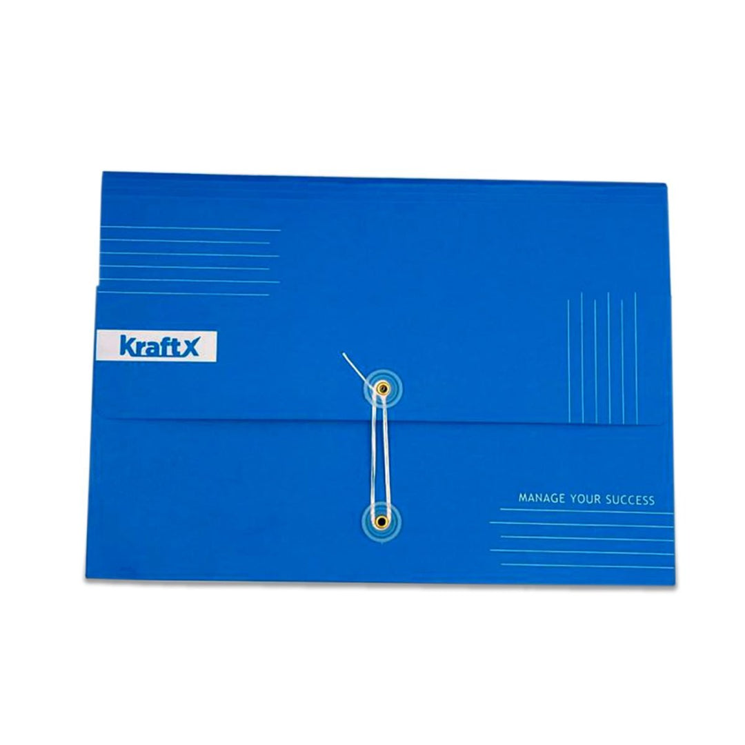 KraftX Document Bag – Paper, String Closure – A4 (KB118), Pack of 5 - Filex Systems Pvt Ltd