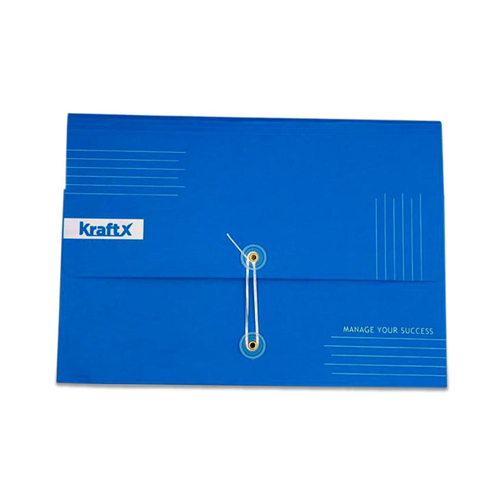 KraftX Document Bag – Paper, String Closure – A4 (KB118), Pack of 5 - Filex Systems Pvt Ltd