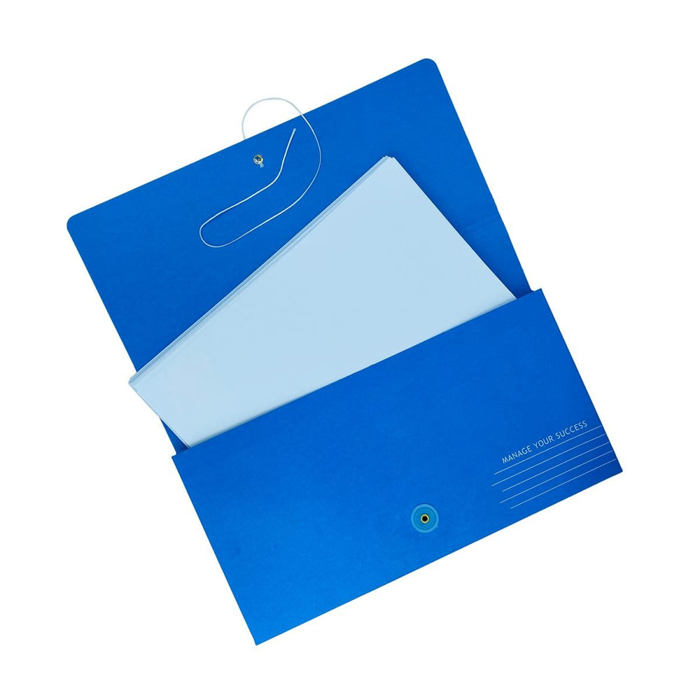 KraftX Document Bag – Paper, String Closure – A4 (KB118), Pack of 5 - Filex Systems Pvt Ltd