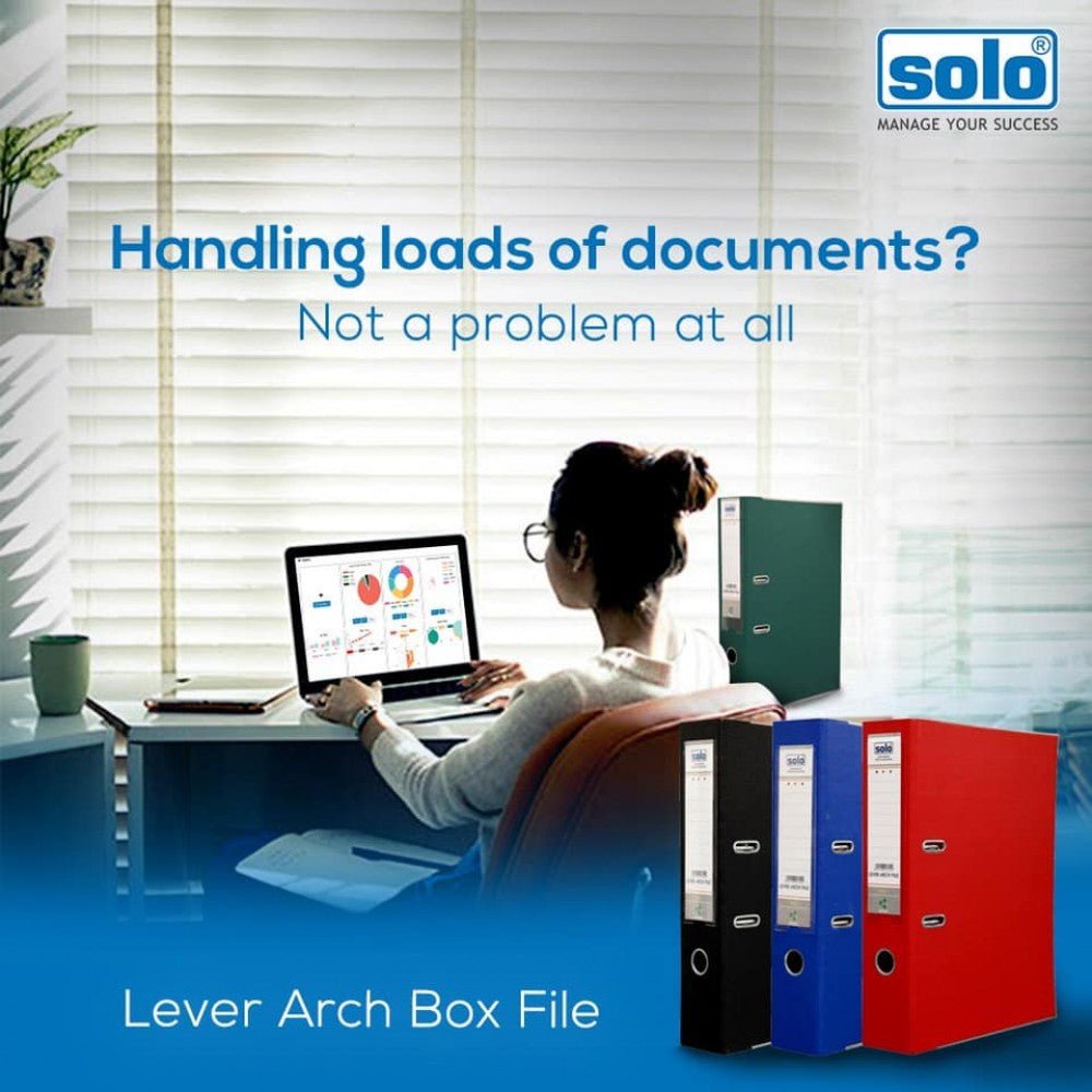 Lever Arch Box File – 3 inch ring - Pack of 50 pcs (A4 size) – Filex ...