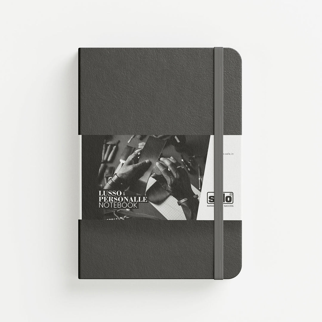 Lusso Personalle Notebook – Hardcover (LPNB2), A5 - Filex Systems Pvt Ltd