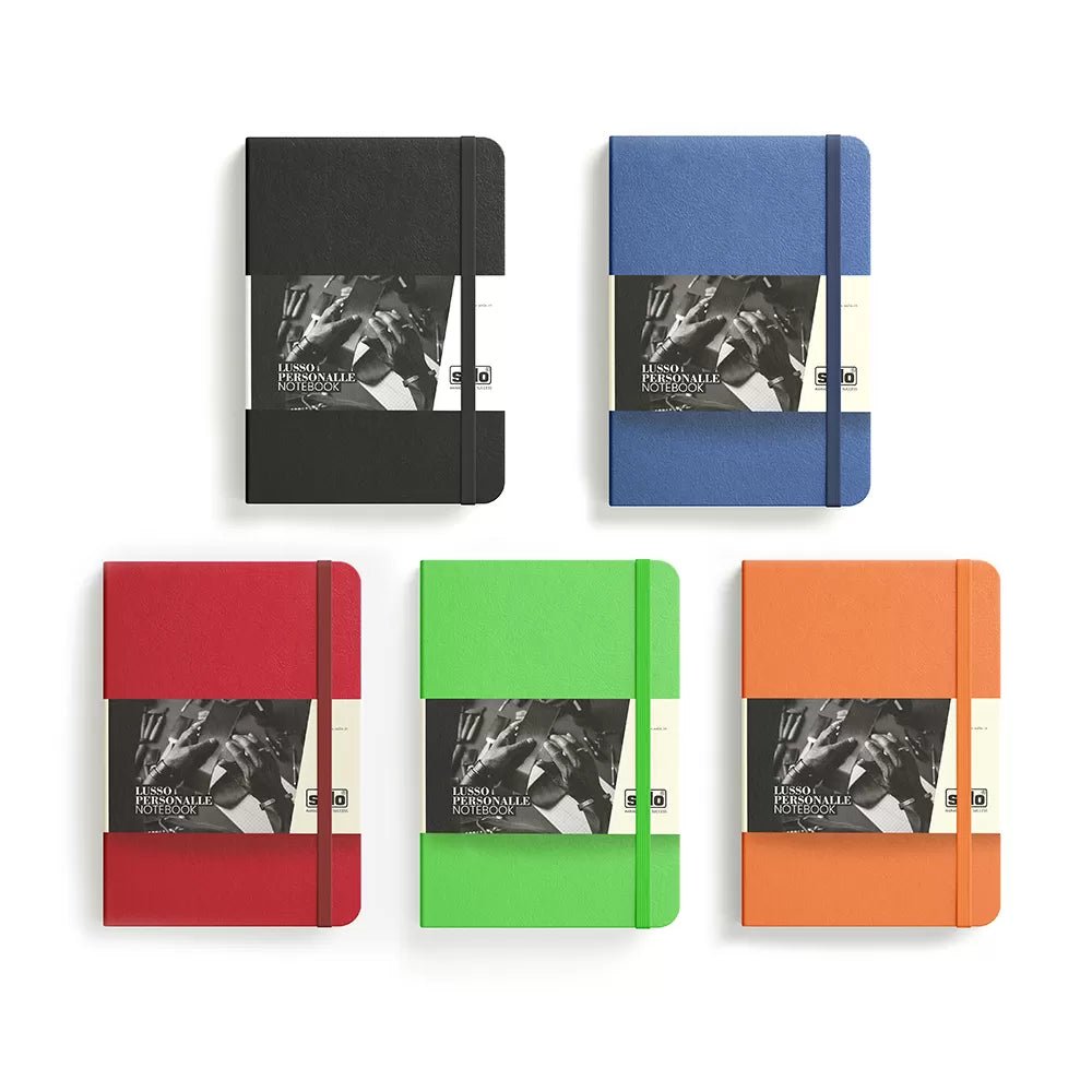 Lusso Personalle Notebook – Hardcover (LPNB2), A5 - Filex Systems Pvt Ltd