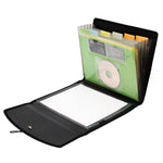 Magic Square Portfolio, 6 section expanding pocket with pad – A4 (EF829) - Filex Systems Pvt Ltd