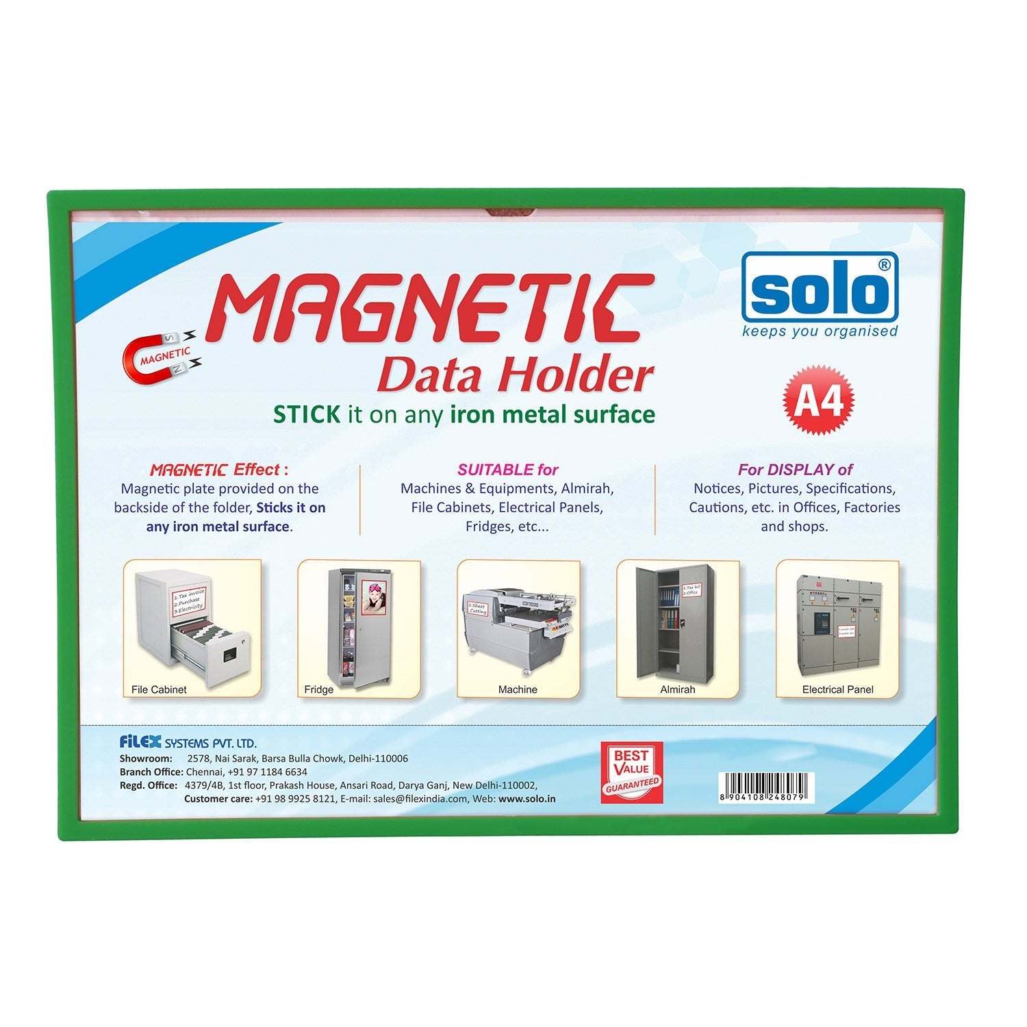 Magnetic Data SOP Folder (Pack of 2) – Filex Systems Pvt Ltd