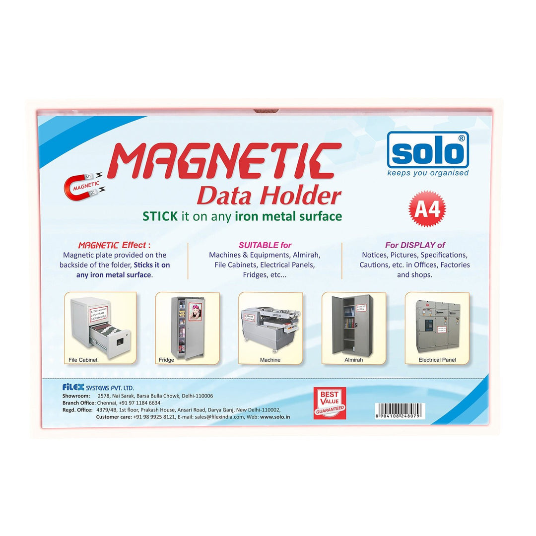 Magnetic Data Folder (Pack of 2) - Filex Systems Pvt Ltd
