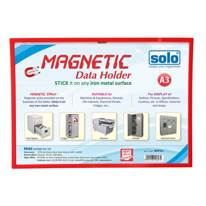 Magnetic Data Folder (Pack of 2) - Filex Systems Pvt Ltd