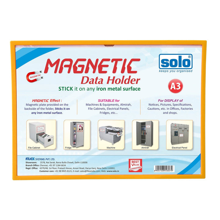 Magnetic Data Folder (Pack of 2) - Filex Systems Pvt Ltd