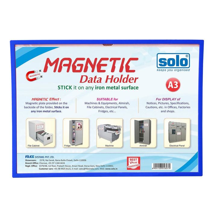 Magnetic Data Folder (Pack of 2) - Filex Systems Pvt Ltd