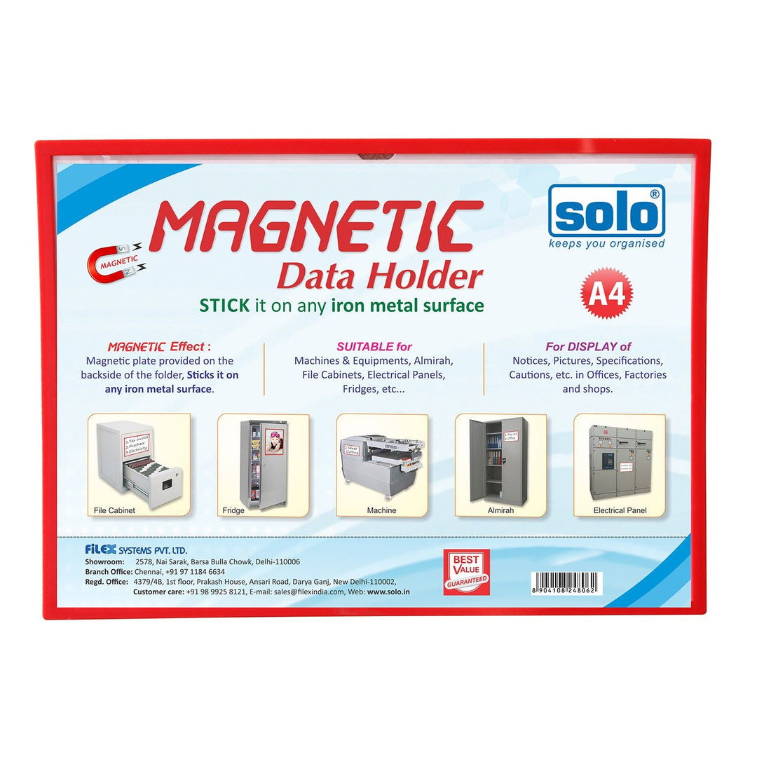 Magnetic Data Folder (Pack of 2) - Filex Systems Pvt Ltd