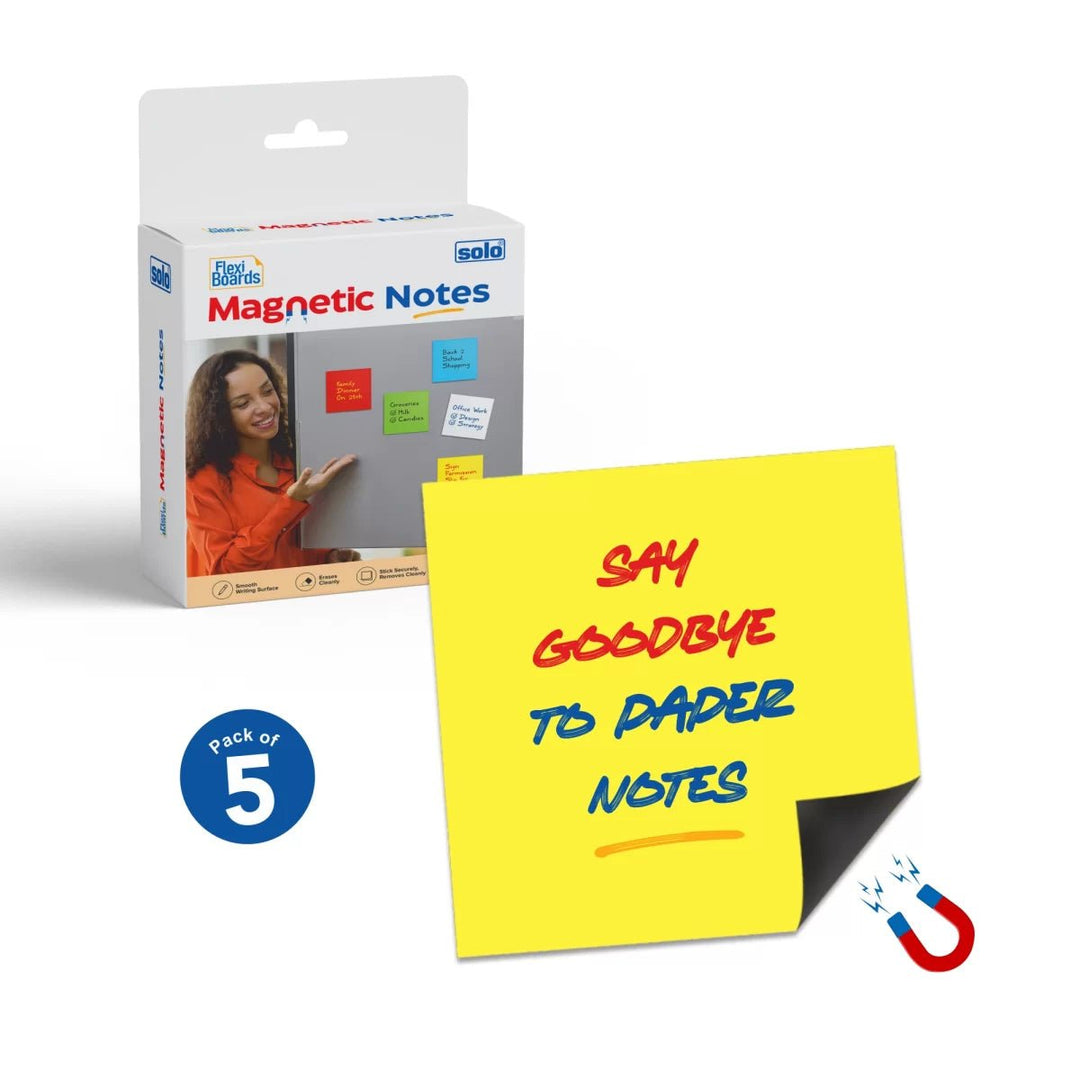 Magnetic Notes – Pack of 5 Pcs - Filex Systems Pvt Ltd