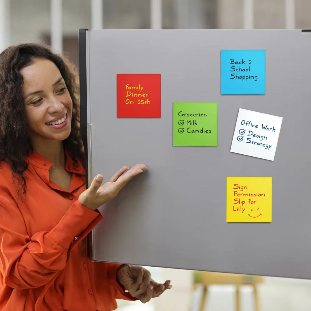 Magnetic Notes – Pack of 5 Pcs - Filex Systems Pvt Ltd