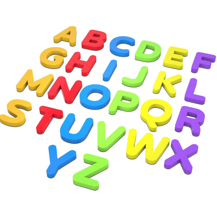 MagPlay Magnetic Capital Letters | 26 Magnetic Blocks for Kids | Child Safe | Reusable EVA Foam with Strong Magnets | Magnet Game & Toys for Kids Ages 3+ - Filex Systems Pvt Ltd