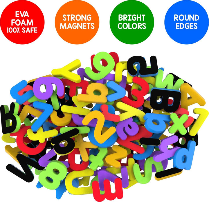 MagPlay Magnetic Capital Letters | 26 Magnetic Blocks for Kids | Child Safe | Reusable EVA Foam with Strong Magnets | Magnet Game & Toys for Kids Ages 3+ - Filex Systems Pvt Ltd