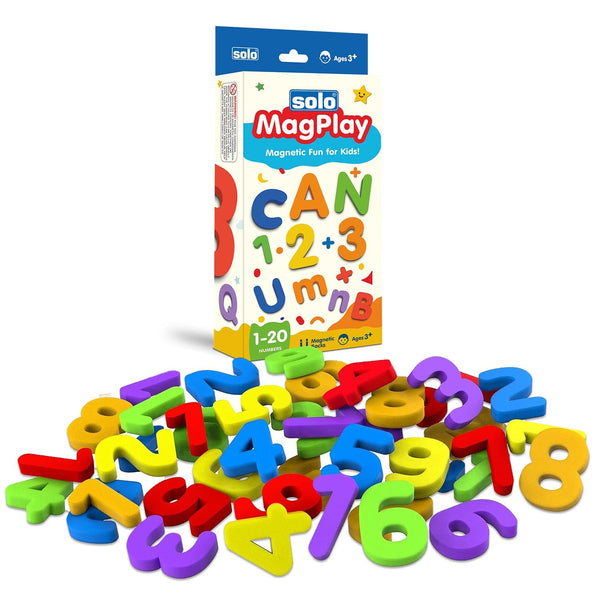 MagPlay Magnetic Foam Numbers | 1 - 20 Numbers | Child Safe| Educational Toy | Reusable EVA Foam with Strong Magnets | Early Learning for Kids Ages 3+ - Filex Systems Pvt Ltd