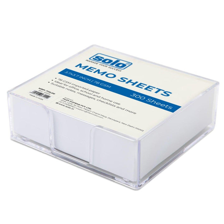 Memo Sheets Pad for Important Note | 300 Sheets | 9.4 cm x 9.4 cm | MS101 - Filex Systems Pvt Ltd