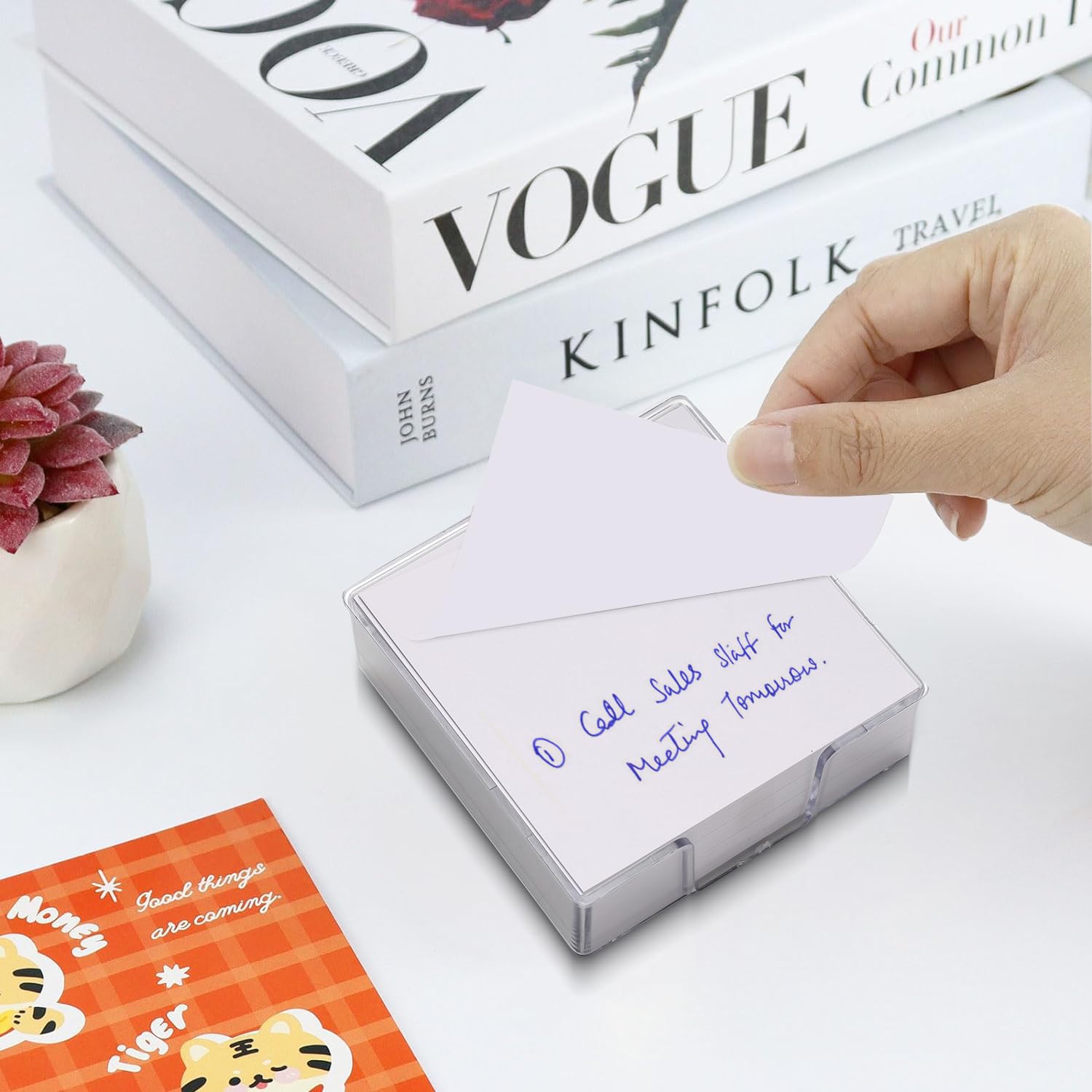 Important Notes Card Memo Sheets Pad for Important Note | 300 Sheets | 9.4 cm x 9.4 cm | MS ...