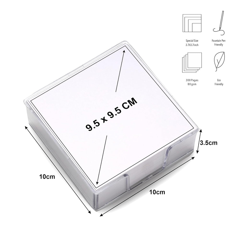 Memo Sheets Pad for Important Note | 300 Sheets | 9.4 cm x 9.4 cm | MS101 - Filex Systems Pvt Ltd