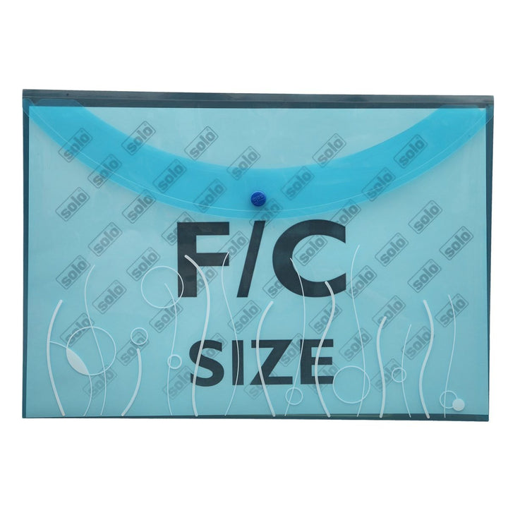 My Clear Bag (Button Closure) – A4/FC size, Pack of 10 - Filex Systems Pvt Ltd