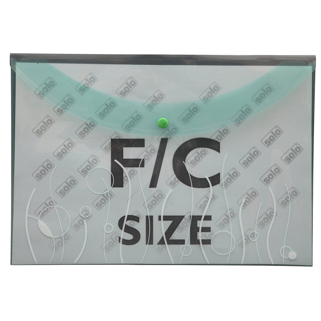 My Clear Bag (Button Closure) – A4/FC size, Pack of 10 - Filex Systems Pvt Ltd