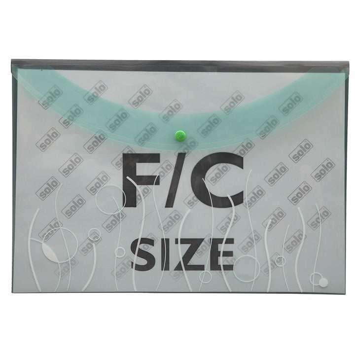 My Clear Bag (Button Closure) – A4/FC size, Pack of 10 - Filex Systems Pvt Ltd