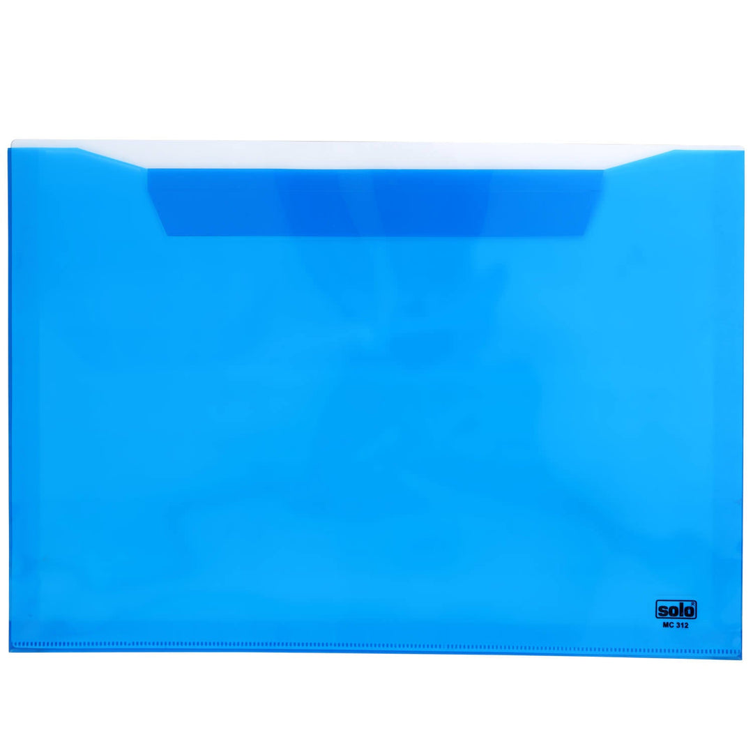 My Clear Bag – Expandable (Twin Pocket – Double Color) – FC (MC312), Pack of 10 - Filex Systems Pvt Ltd