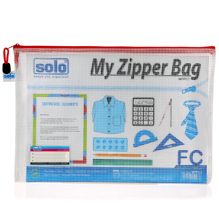 My Zipper Closure Bag – Pack of 5 - Filex Systems Pvt Ltd