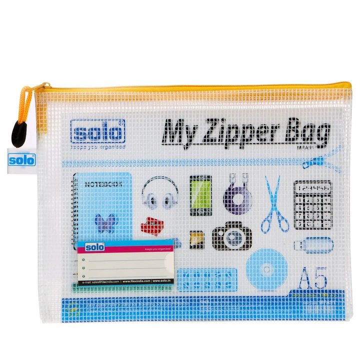 My Zipper Closure Bag – Pack of 5 - Filex Systems Pvt Ltd