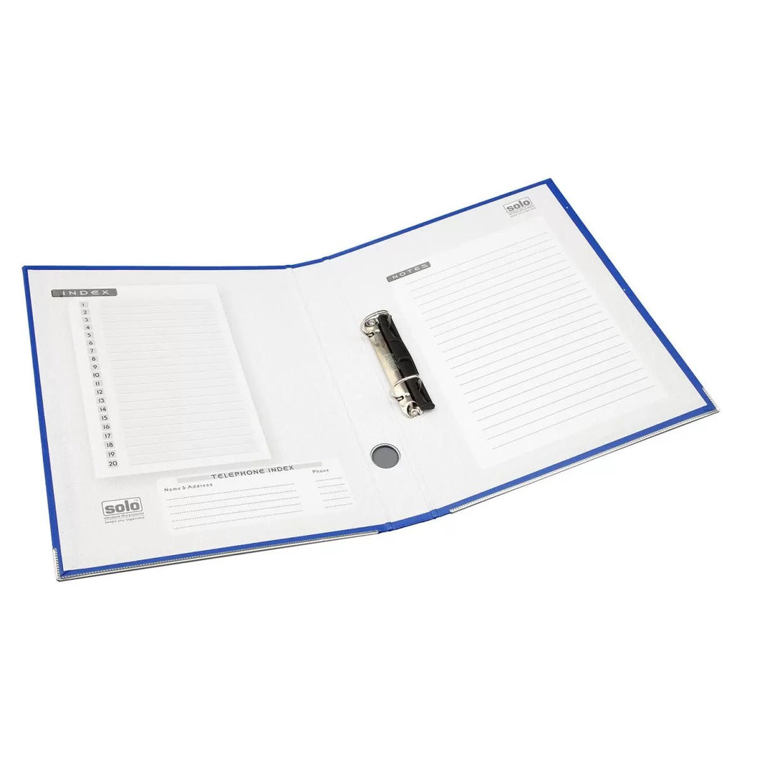 Ringbinda Papper Paper Board-2D-Ring Binder, PVC Coating, A4 (RB902) – Filex Systems Pvt Ltd