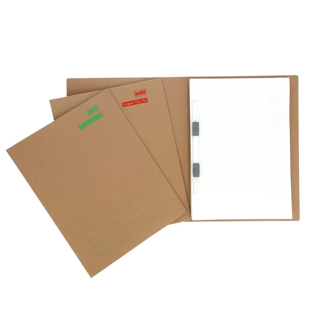Paper Board Gripper Clip File – A4, Pack of 10 (PF006) - Filex Systems Pvt Ltd