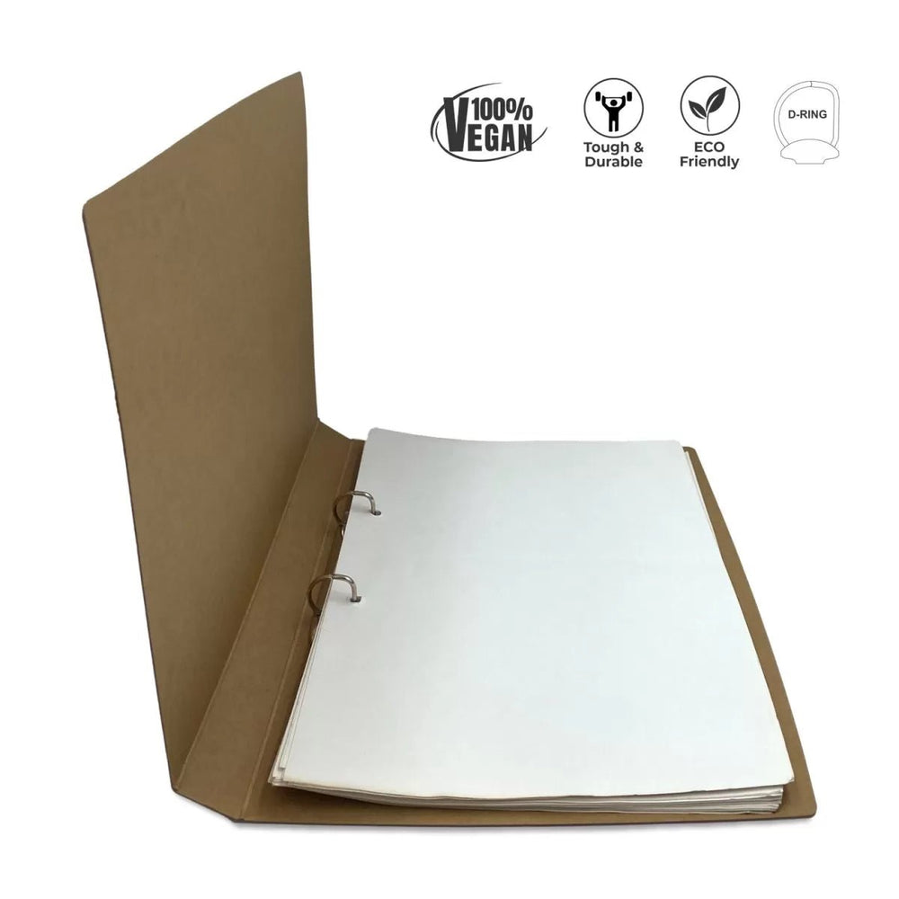 Paper Board Ring File – Heavy Duty Board (A4), Pack of 10 (PRF03) - Filex Systems Pvt Ltd