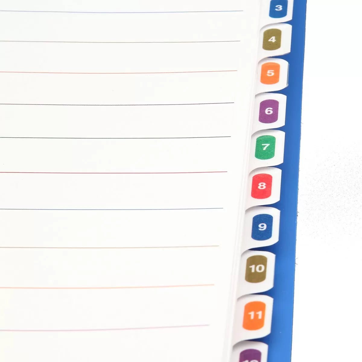 Paper Separatorz with index – (SP505) (1to5 tabs | 1to10 tabs | 1to12 ...