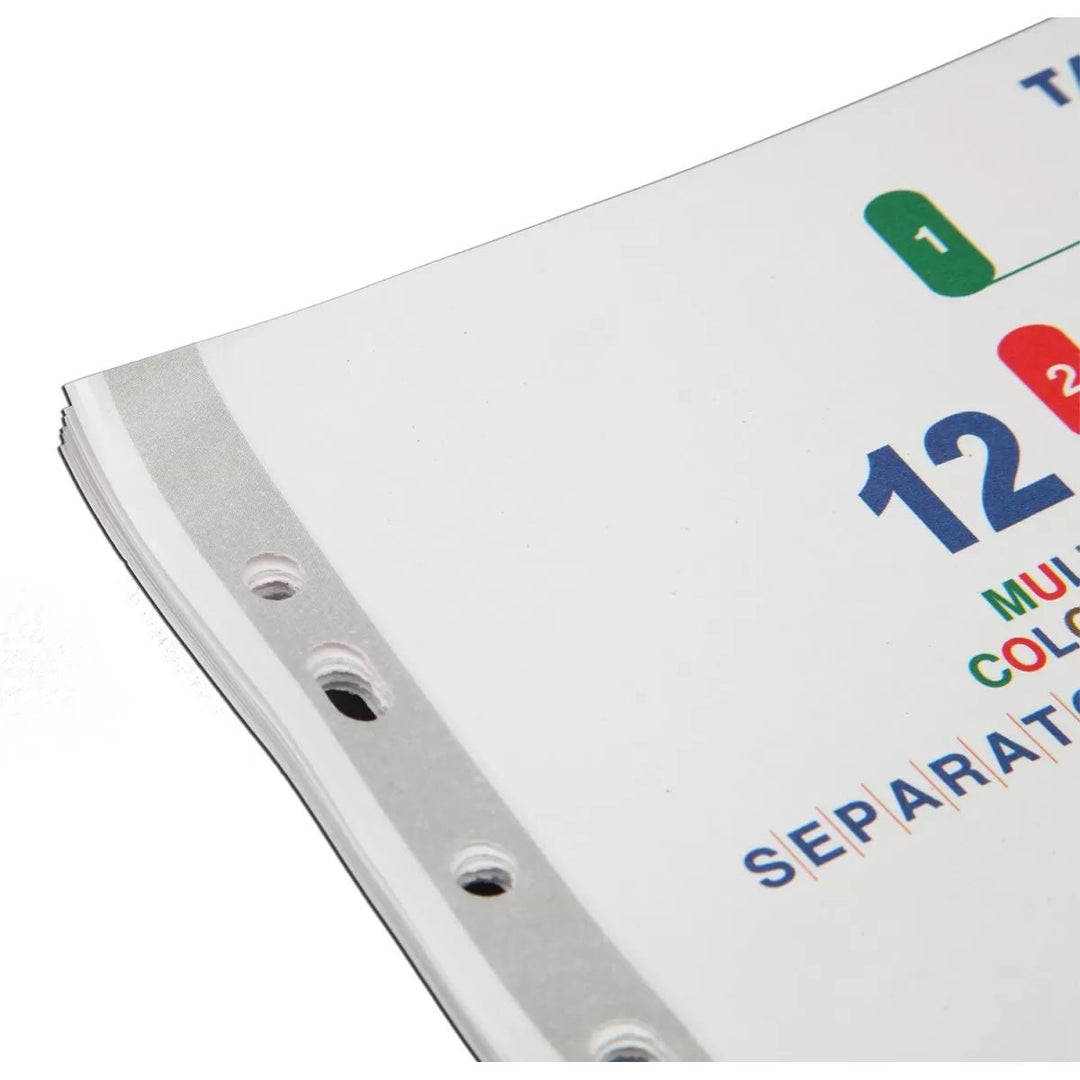 Paper Separatorz with index – (SP505) (1to5 tabs | 1to10 tabs | 1to12 tabs), A4 - Filex Systems Pvt Ltd
