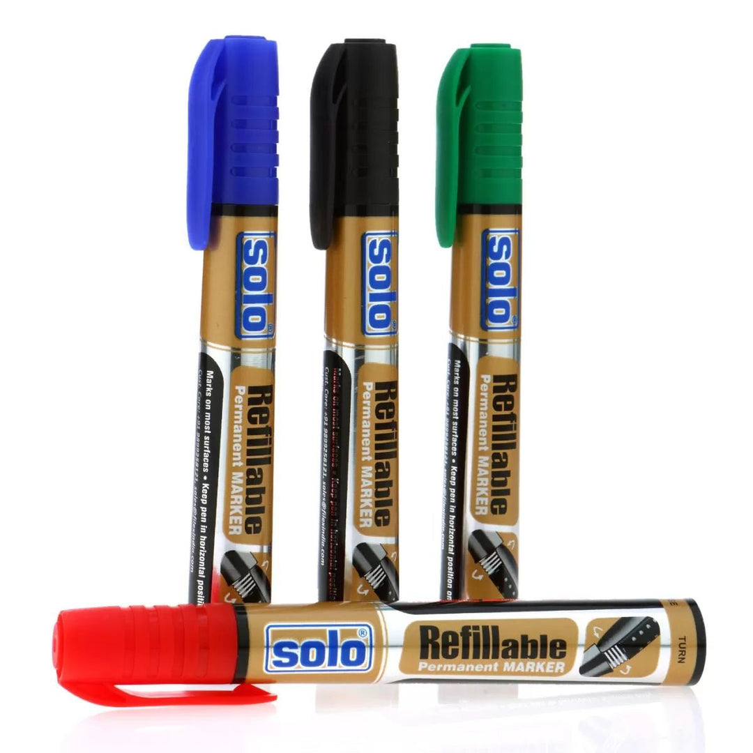Permanent Markers Pen – PM001, Pack of 10 - Filex Systems Pvt Ltd