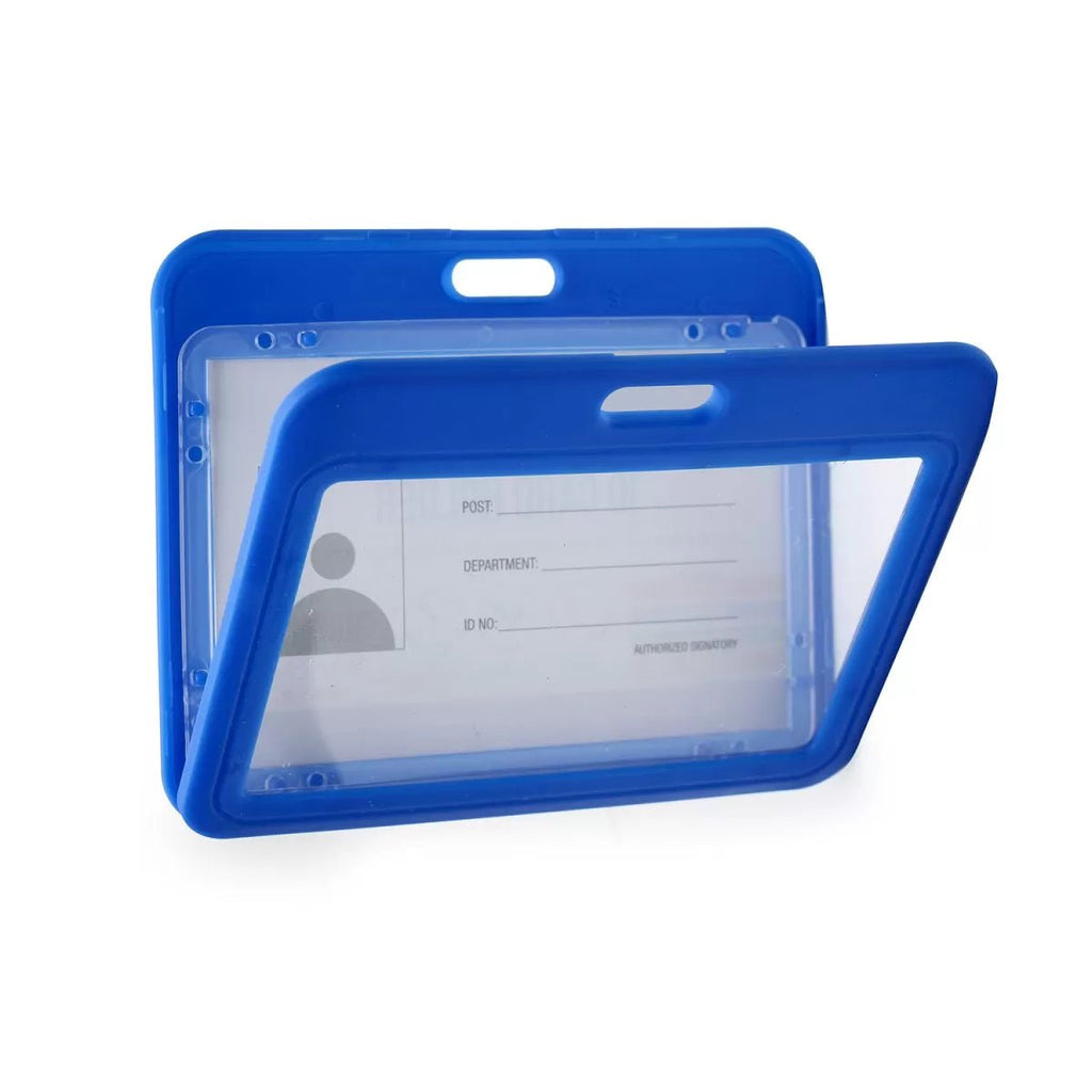Plastic ID Card Holder for Office and School – Pack of 10 - Filex Systems Pvt Ltd