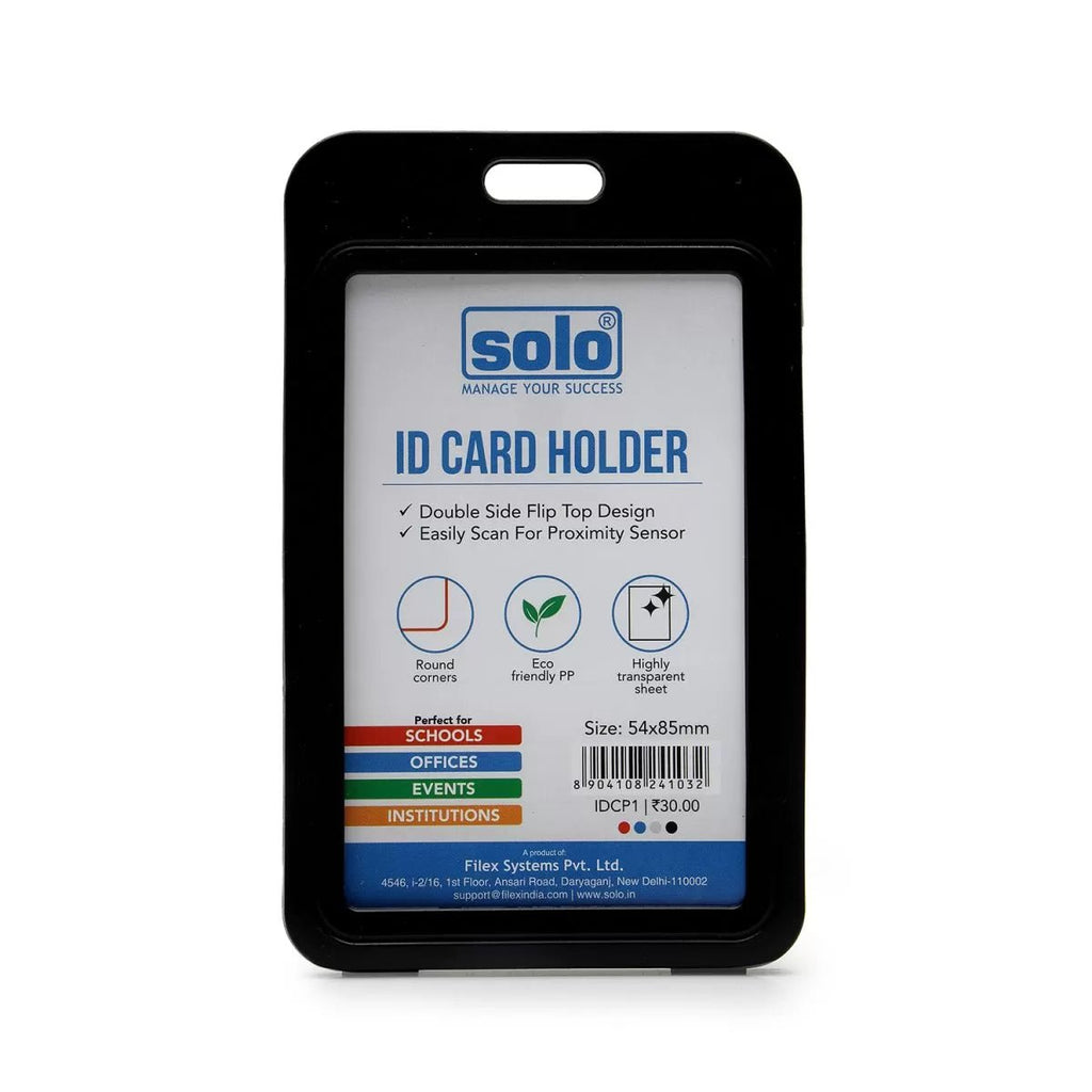 Plastic ID Card Holder for Office and School – Pack of 10 - Filex Systems Pvt Ltd
