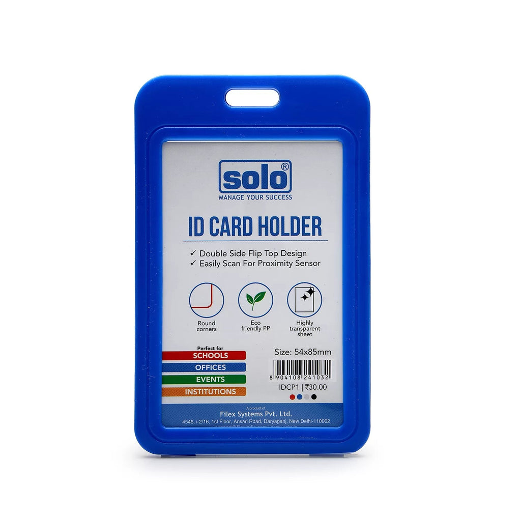 Plastic ID Card Holder for Office and School – Pack of 10 - Filex Systems Pvt Ltd