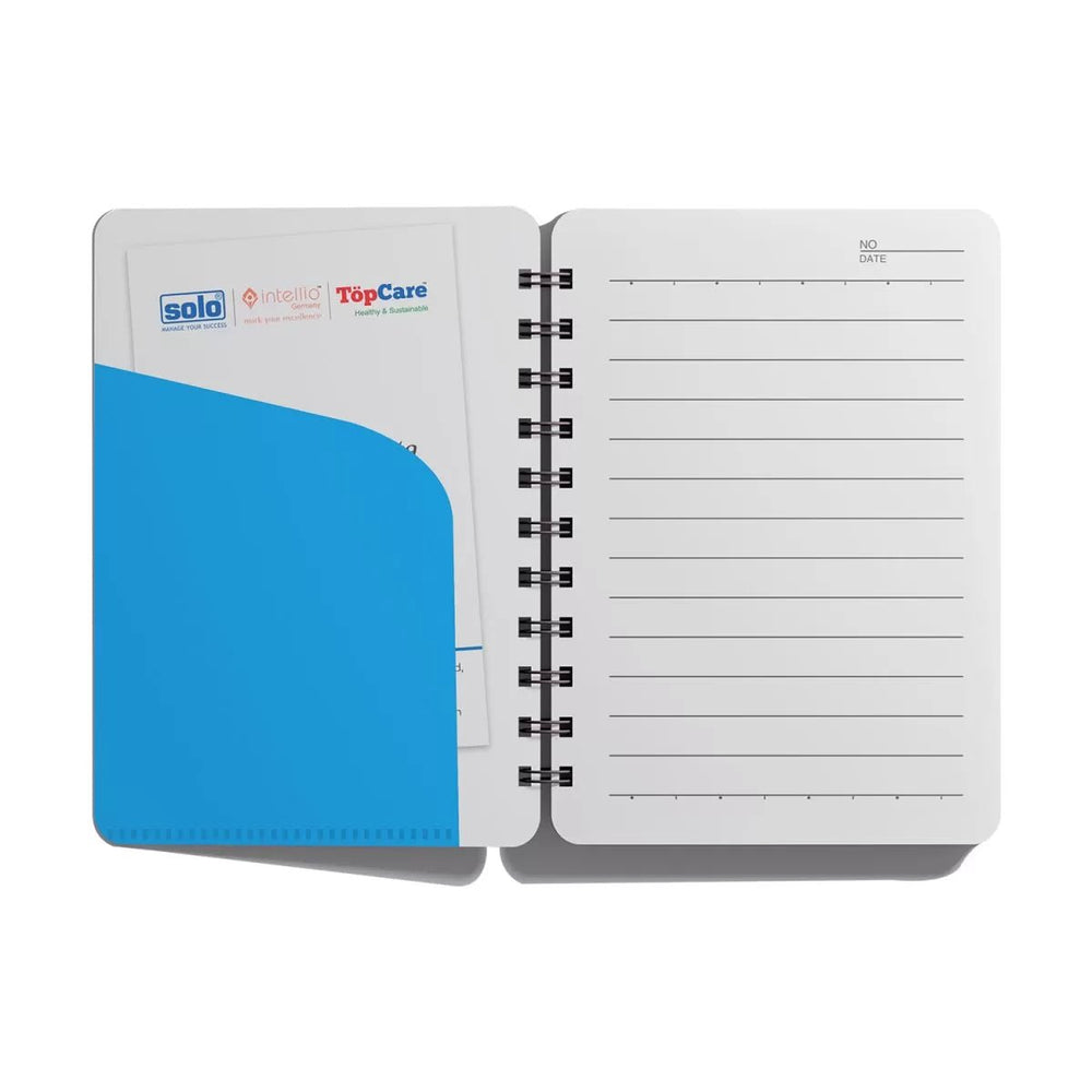 Pocket Notebook with Visiting Card Holder (100 pages) – Pack of 5 | NA756 - Filex Systems Pvt Ltd