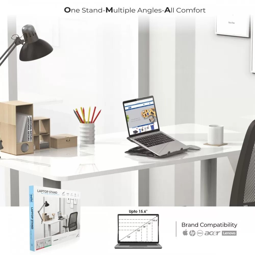 Portable Laptop Stand With 7 Adjustment Levels For Laptops Up Till 15.6 Inches - Filex Systems Pvt Ltd