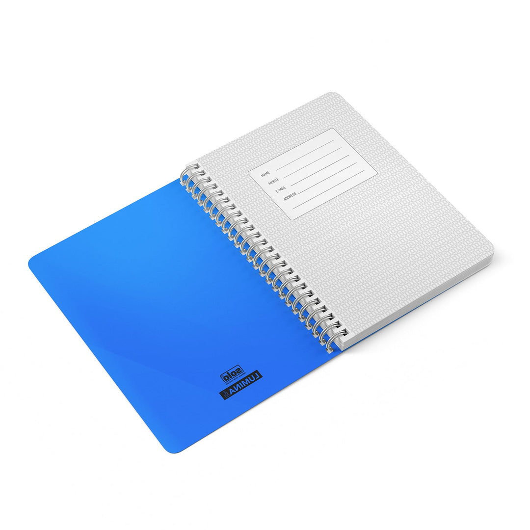 Premium Notebook - LUMINA | Transparent PP Cover | 140 Pages, (NA578) - Filex Systems Pvt Ltd