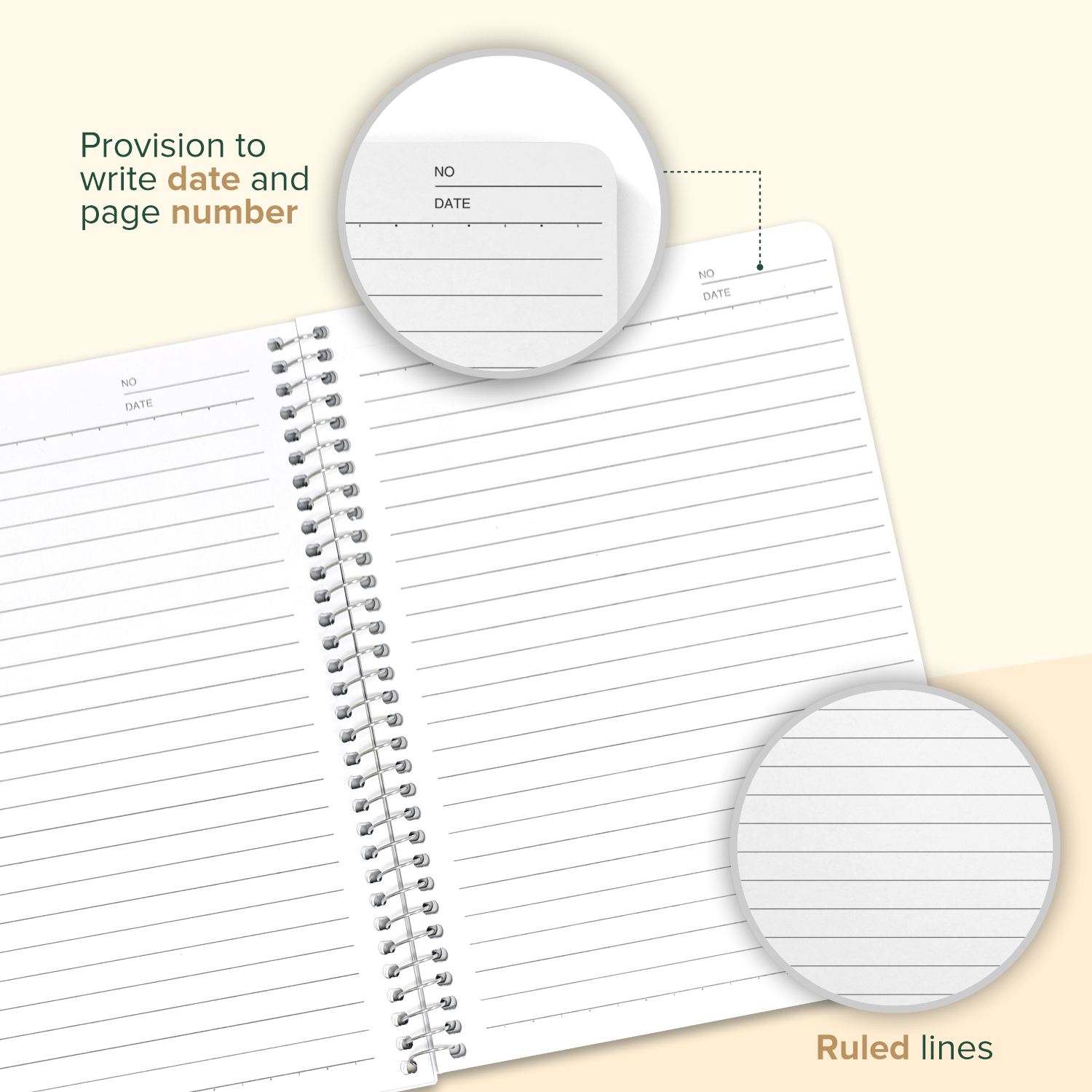 Premium Notebook - Spiral - Bound, Lightweight, Vibrant Colours (80 Pages, 70 GSM, Pack of 8) | SNA540 - Filex Systems Pvt Ltd