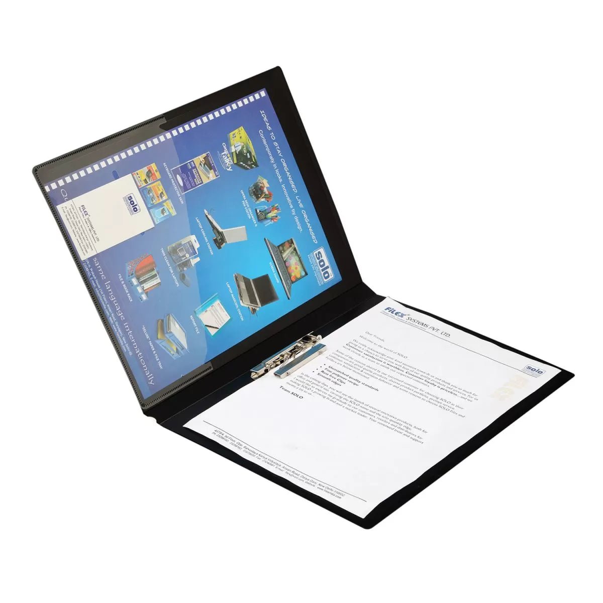 Punchless File (Lever clip), A4/FC size – Filex Systems Pvt Ltd