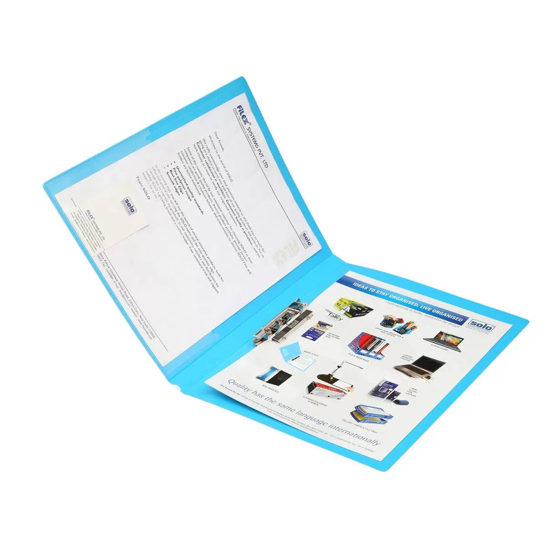Punchless File (Lever clip), A4/FC size - Filex Systems Pvt Ltd