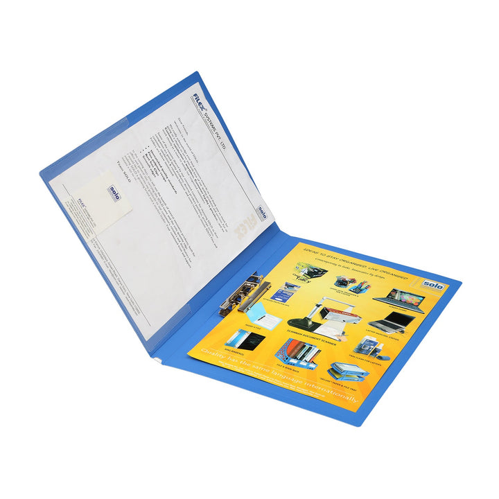 Punchless File (Lever clip), A4/FC size - Filex Systems Pvt Ltd