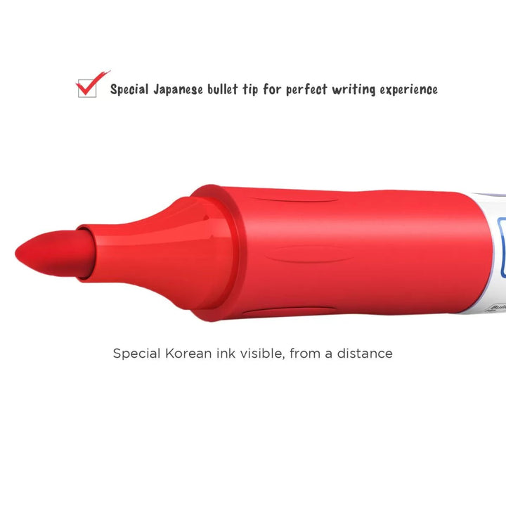 Refillable White Board Marker Pen with Liquid Ink Tank Technology (Pack of 10) WBM01 - Filex Systems Pvt Ltd