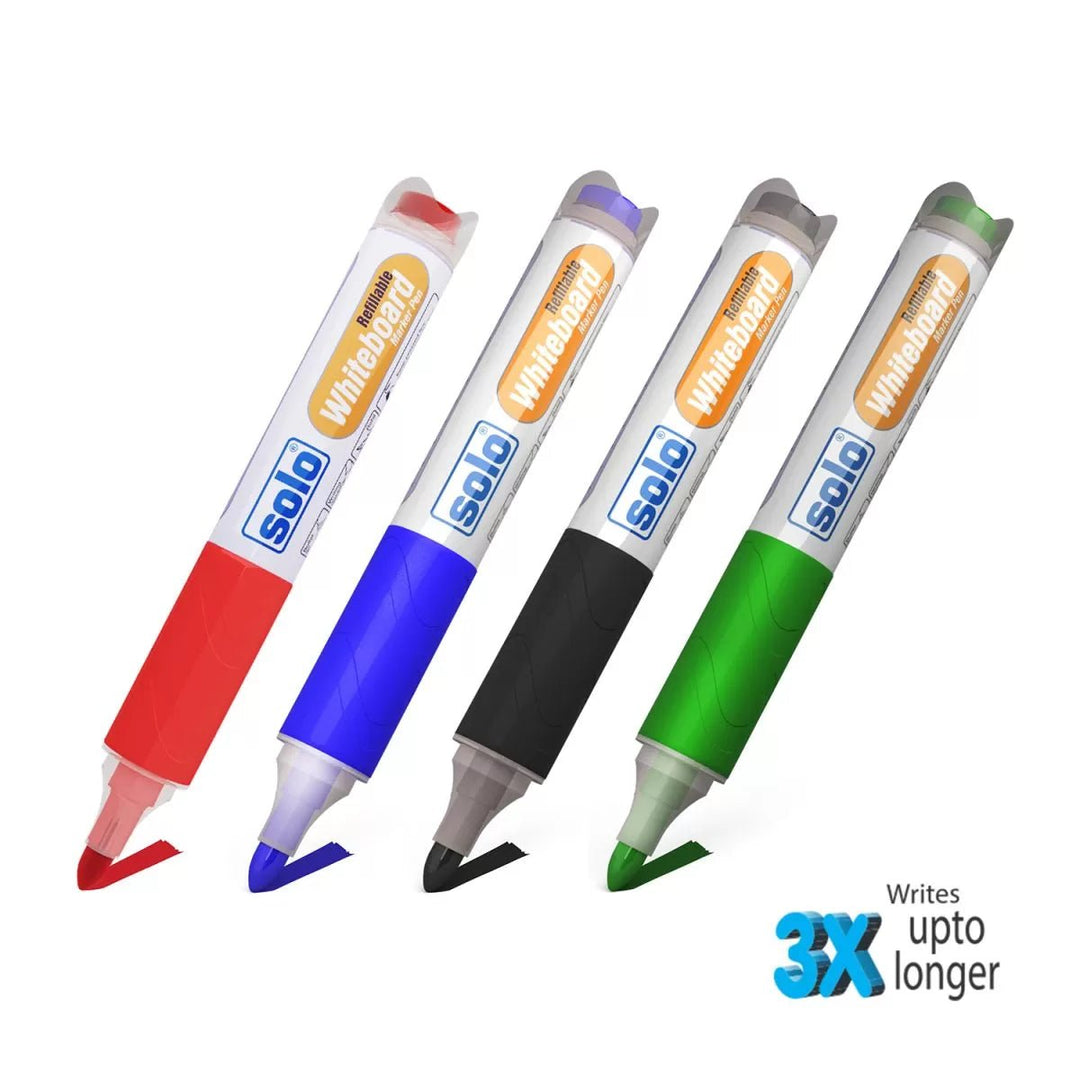 Refillable White Board Marker Pen With Pump (Pack of 10) WBM01N - Filex Systems Pvt Ltd