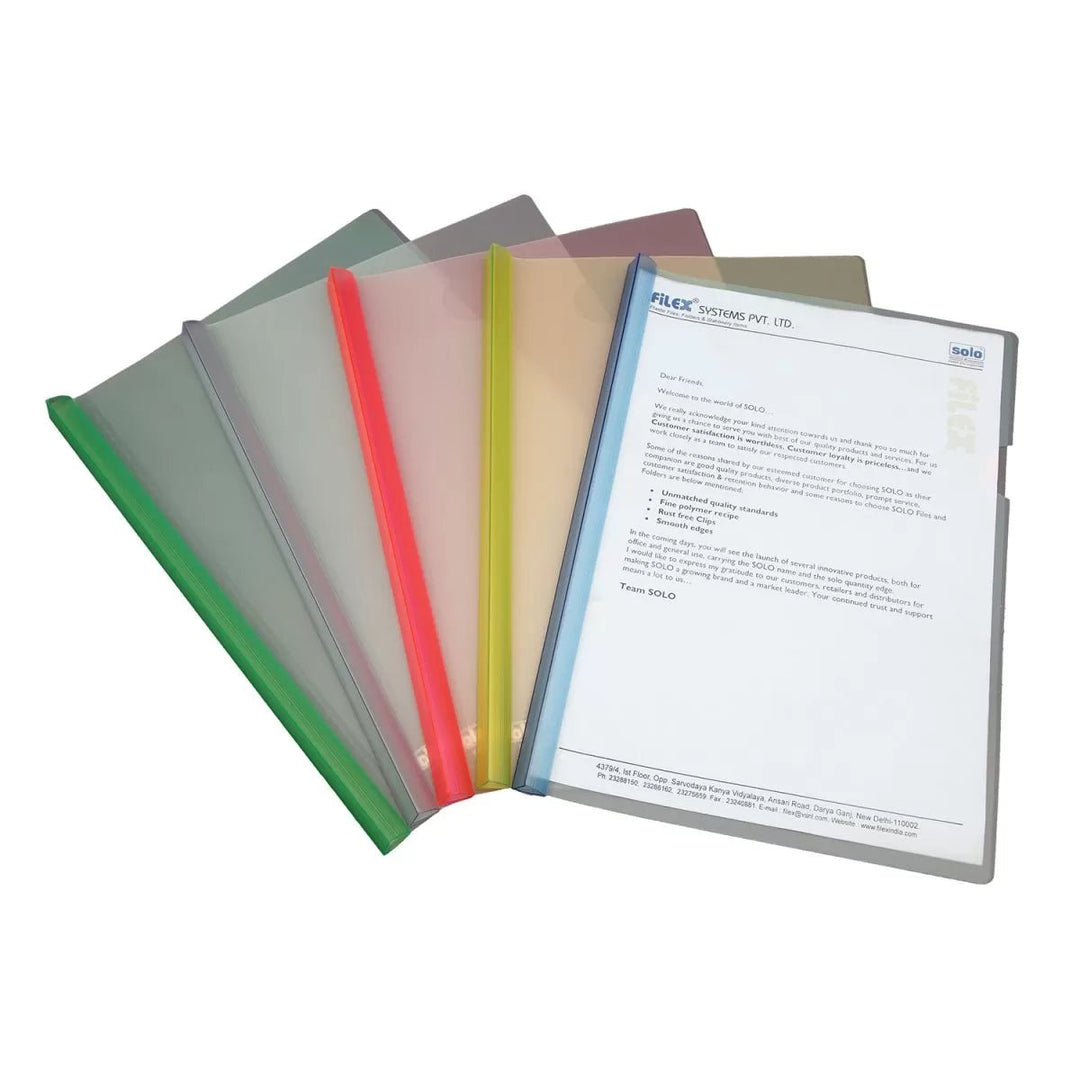 Report Cover Extra Wide – A4 (RC002), Pack of 5 - Filex Systems Pvt Ltd