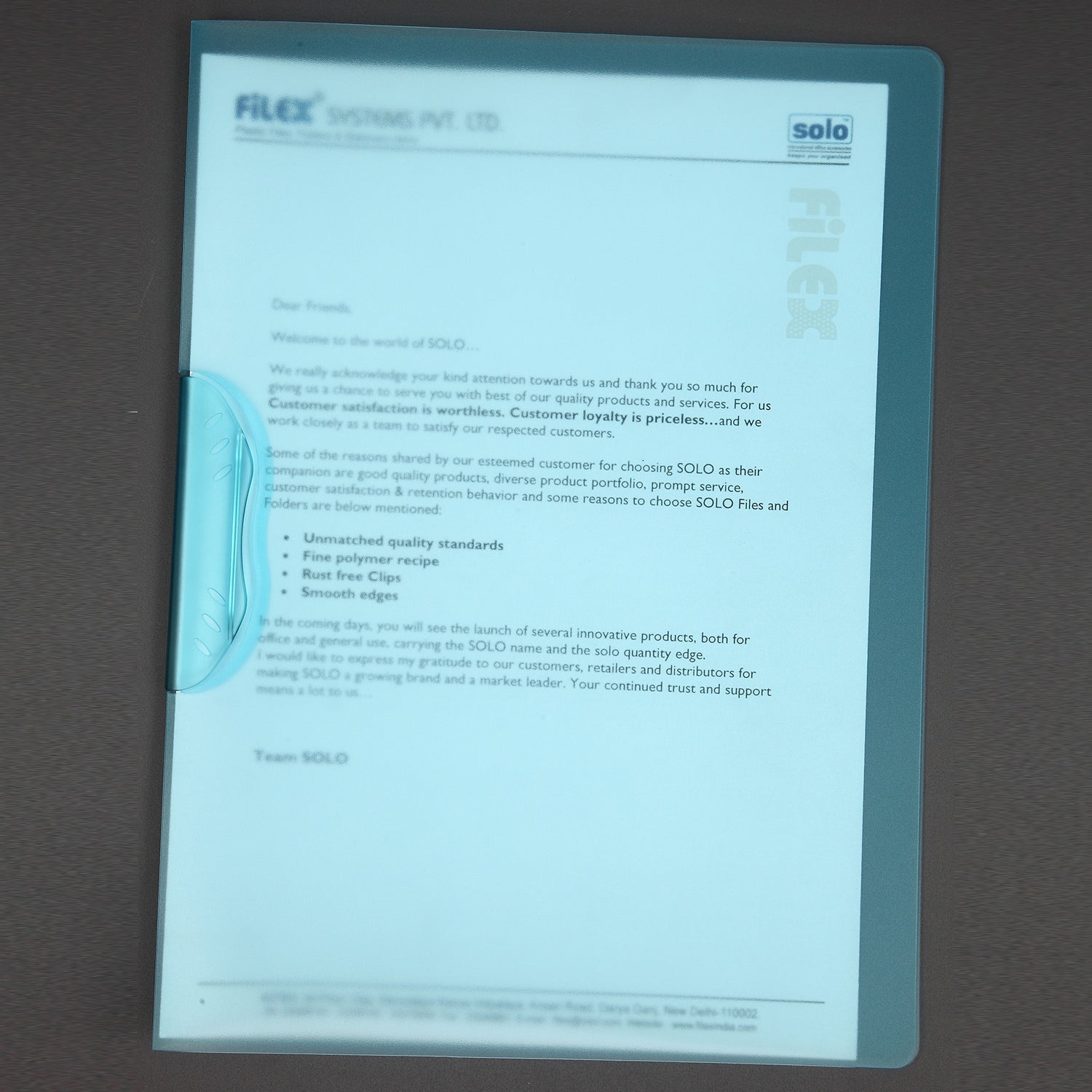 Report Cover – Swing Clip, Pack of 10 - Filex Systems Pvt Ltd