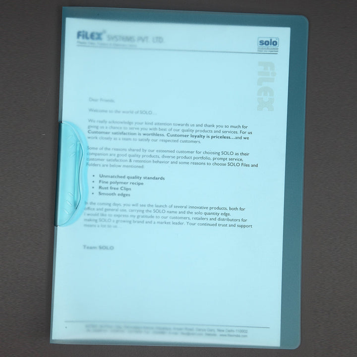 Report Cover – Swing Clip, Pack of 10 - Filex Systems Pvt Ltd
