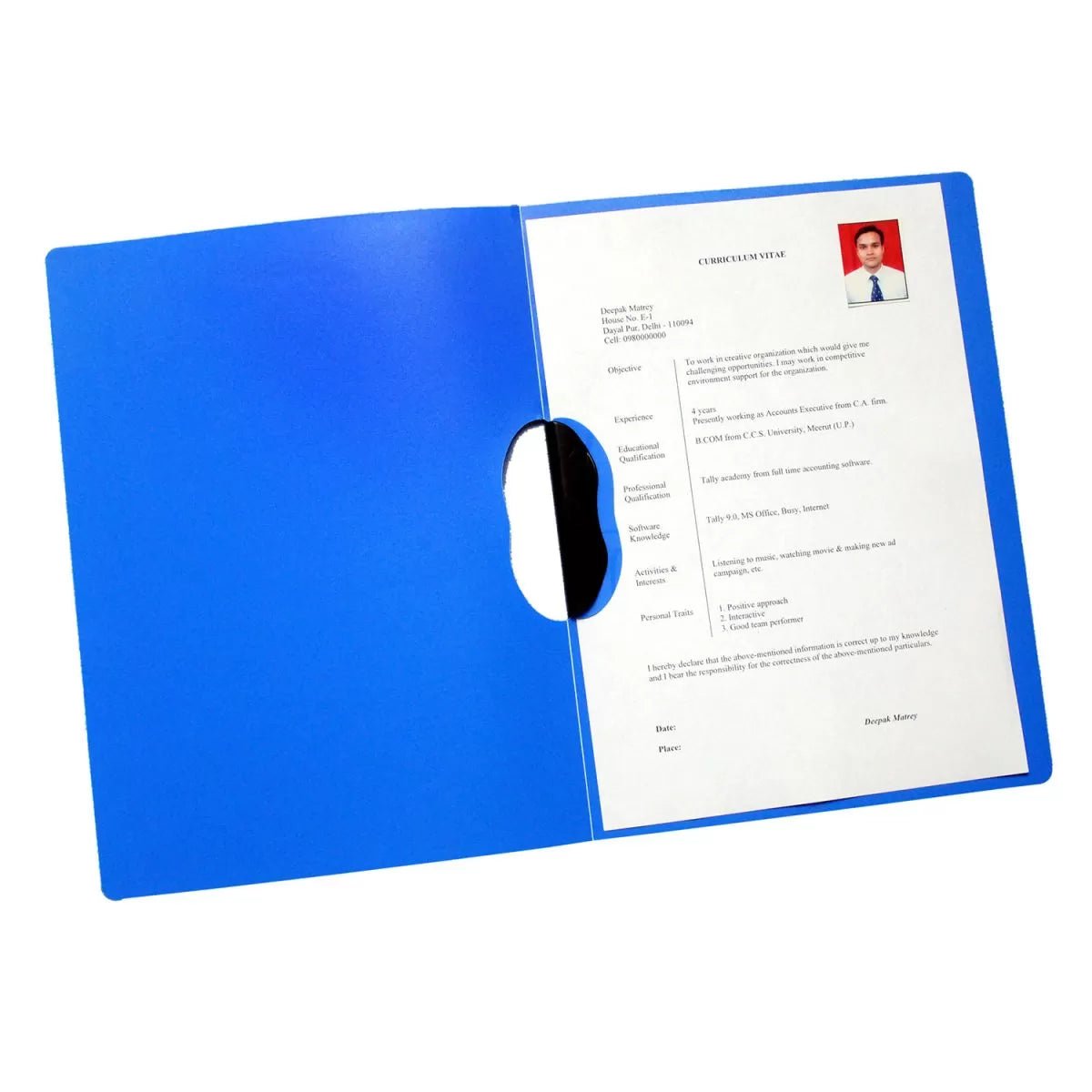 Report Cover – Swing Clip, (RC601) A4 FC size, Pack of 10 - Filex Systems Pvt Ltd